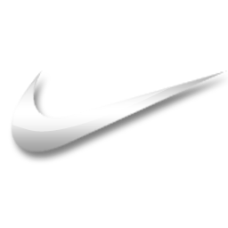 White 2024 nike symbol